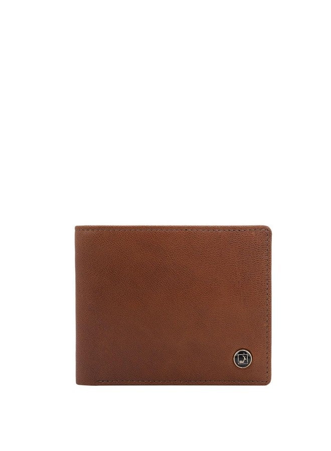 Da Milano RFID Protected Leather Wallet for Men with Card Slot - Brown - Image 1